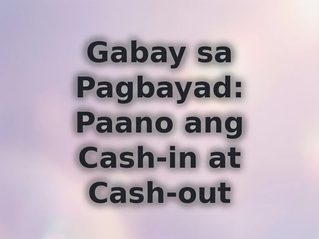 Gabay sa Pagbayad